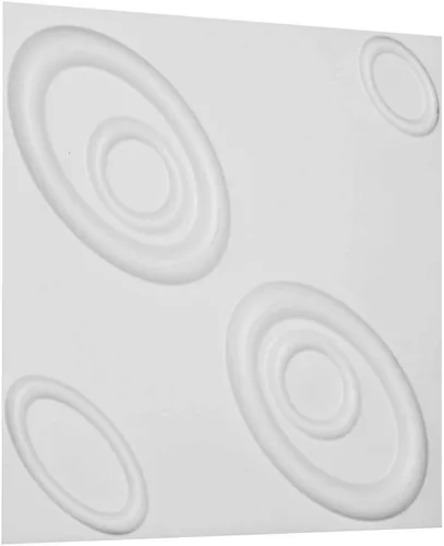 Ekena Millwork WP20X20MAWH 19 5/8 pulgadas de ancho x 19 5/8 pulgadas de alto Maria EnduraWall Decorativo 3D Panel de pared cubre 2.67 pies cuadrados