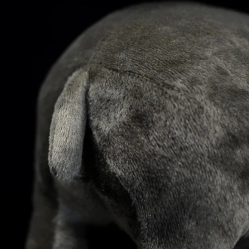 Miniatura 11 de Juguete de peluche realista de hipopótamo, animal de peluche de hipopótamo de 14 pulgadas, animales salvajes suaves, juguetes de peluche únicos