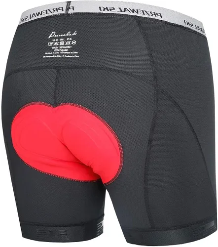 Miniatura 3 de Ropa interior de ciclismo para hombre, pantalones cortos acolchados 4D con acolchado MTB Liner Biking Underpants