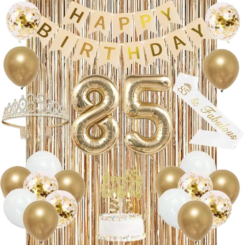 Miniatura 16 de Trgowaul Decoraciones de 9º cumpleaños para niñas, pancarta, banda y corona, decoración de pastel, globo de número 9, cortinas de flecos