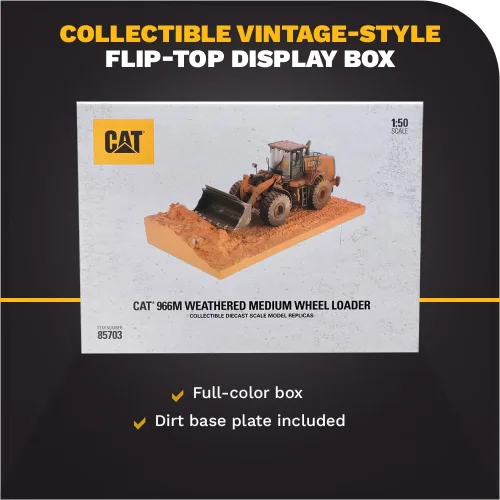 Miniatura 6 de Diecast Masters - Cargador de ruedas mediano desgastado 1:50 Caterpillar 966M - Serie desgastada - 85703