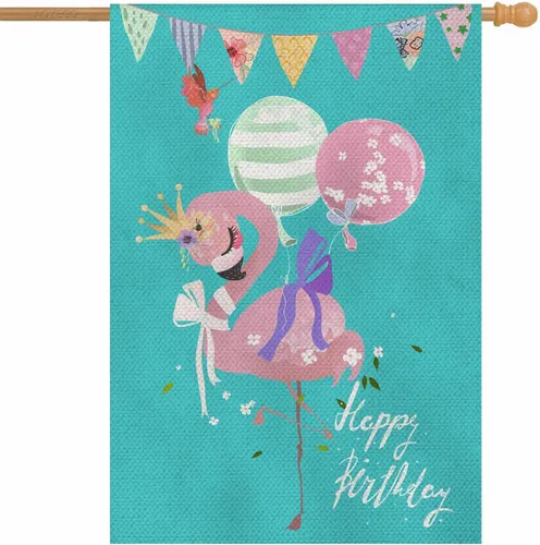Miniatura 14 de AOYEGO Daisy - Bandera de bienvenida para casa, de 28 x 40 pulgadas, grande, vertical, de doble cara, abejas en una margarita blanca salvaje