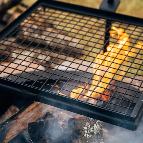 Miniatura 7 de Titan parrilla ajustable para hoguera