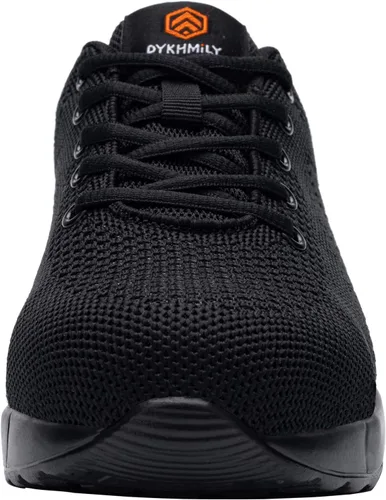 Miniatura 2 de DYKHMILY Zapatos deportivos con punta de acero para hombres y mujeres, zapatos de trabajo ligeros, antideslizantes, zapatos de seguridad