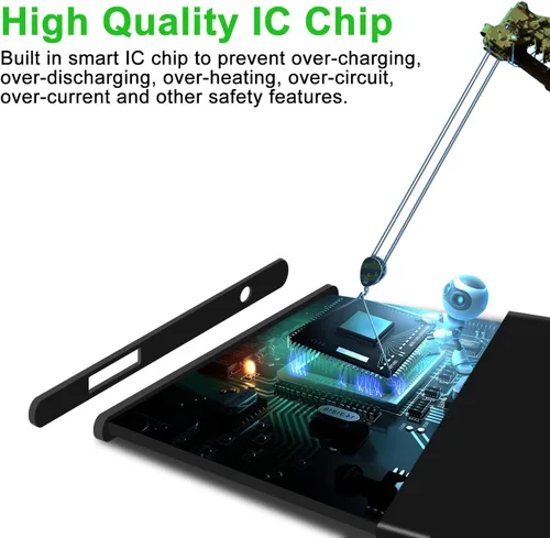 Miniatura 5 de WUHAO Batería de repuesto para Samsung Galaxy S23+ Plus EB-BS916ABY Batería de repuesto actualizada para Galaxy S23+ Plus SM-S916B SM-S916N SM-S916U