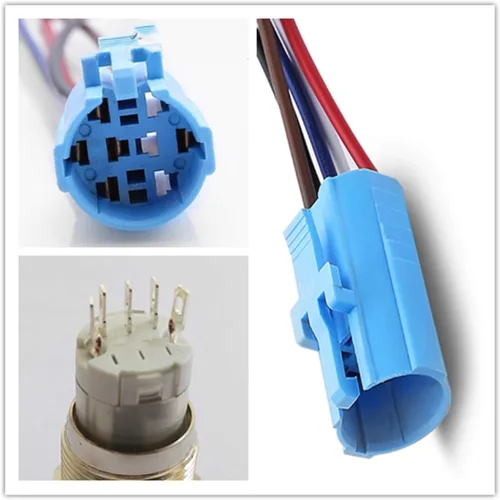 Miniatura 8 de Interruptor de botón momentáneo de bocina de coche, 12 V, 0.630 in, LED, interruptor de reinicio de encendido/apagado, interruptor de bocina