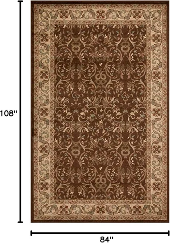 Miniatura 2 de Superior Alfombra de interior con respaldo de yute para dormitorio, sala de estar/comedor, oficina, entrada, pasillo, cocina, decoración tradicional