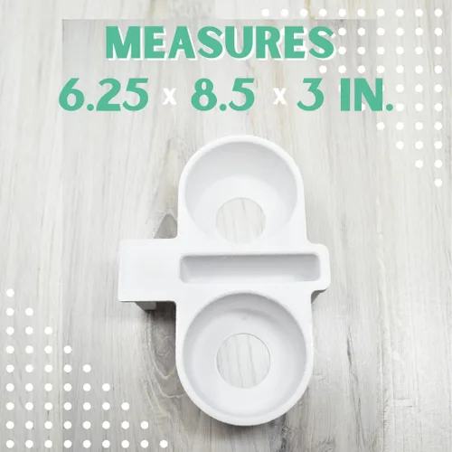 Miniatura 7 de Accesorio para portavasos compatible con enfriadores Yeti 35 Soporte para bebidas para enfriadores Fabricado en Estados Unidos (blanco, una taza)
