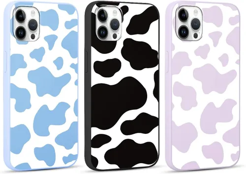 Miniatura 21 de Paquete de 3 Fundas Bonitas con Estampado de Guepardo para iPhone 13/14 de 6.1" Funda de Teléfono, Fundas de Diseño Estético de Leopardo Silicona