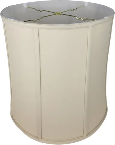 Miniatura 16 de Royal Designs, Inc. BSO-719-10BG pantalla para lámpara resistente básica con forma de tambo, 9 x 10 x 10 pulgadas, Beige