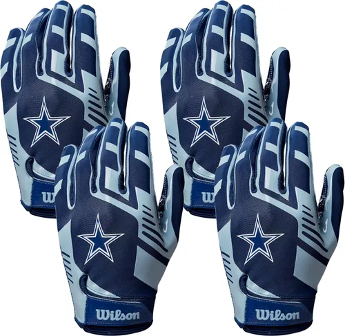 Miniatura 52 de Wilson NFL - Guantes de fútbol americano con ajuste elástico, tallas para jóvenes y adultos