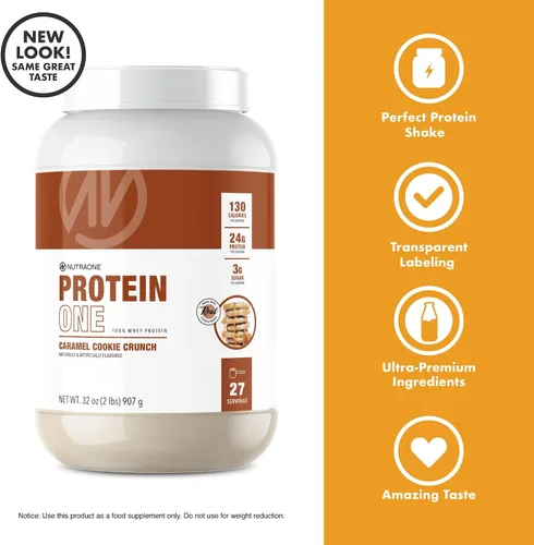 Miniatura 4 de NutraOne ProteinOne Whey Protein Promueve la recuperación y desarrolla músculo con un batido de proteínas en polvo para hombres y mujeres