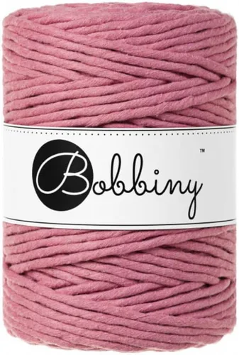 Miniatura 27 de Bobbiny Cordón de macramé XXL de 0.197 in de una sola capa (aguamarina), 108 yardas/330 pies (100% algodón reciclado)