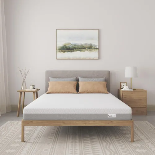 NapQueen Colchón de espuma viscoelástica individual XL de 8 pulgadas, sensación media, certificado CertiPUR-US, cama en una caja, funda de tela