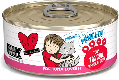 Miniatura 13 de Weruva BFF - Comida húmeda natural picada para gatos, atún y tilapia en pareja en gelatina, lata de 3 oz, paquete de 24