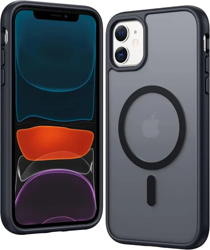 Miniatura 439 de FNTCASE Funda para iPhone 13 Pro-Max: Fundas magnéticas transparentes compatibles con Magsafe Slim anti amarillamiento protección contra caídas