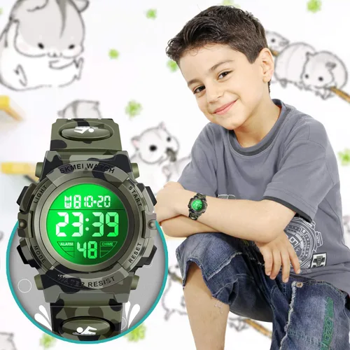Miniatura 6 de Reloj impermeable multifuncional LED para niños - Regalos para niños