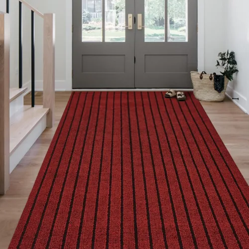 Miniatura 2 de Alfombra de pasillo de 3 x 15 pies, para interiores y exteriores, tamaños personalizados, con respaldo de goma antideslizante, alfombras