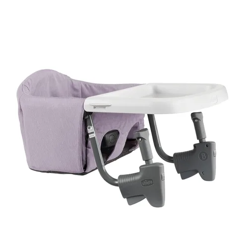 Miniatura 13 de Chicco FastLock 360 Trona Giratoria con Gancho, Trona Portátil para Bebés y Niños Pequeños, Se Instala en Segundos Carbón/Gris