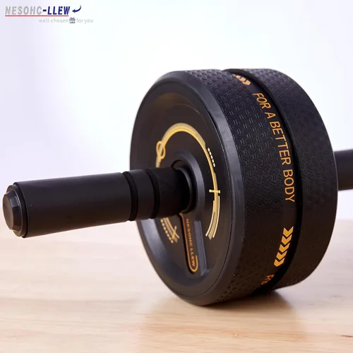 Miniatura 4 de Rueda de rodillo abdominal. Rodillo de entrenamiento abdominal para hombres/mujeres, ruedas abdominales ampliadas a 3.4 pulgadas, banda de rodadura