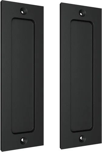 Miniatura 10 de Tiradores de dedo para puerta de armario - Tiradores cuadrados de 2.5 pulgadas para puerta corrediza - Tiradores empotrados para puerta de bolsillo