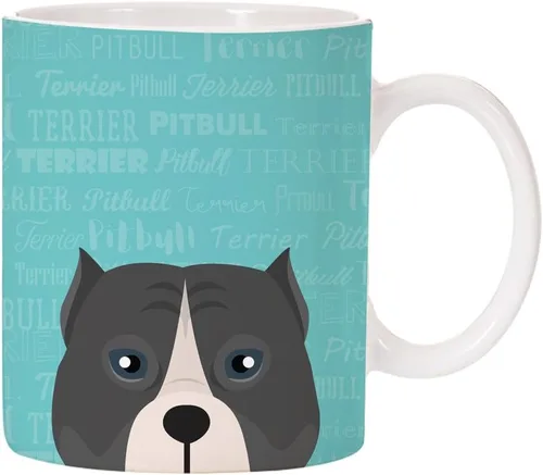 Miniatura 27 de Taza de café de cerámica con diseño de raza de perro de 11 oz (Border Collie)