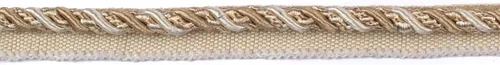BEL AVENIR Cordón de labio trenzado de 0.27 pulgadas, 13 yardas, costura básica, de lujo, multicolor, artesanías, manualidades, decoración, adornos