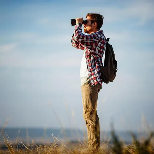 Miniatura 7 de Binocular de alta potencia de 20 x 50 para adultos y niños, telescopio de viaje compacto para observación de aves, crucero, observación