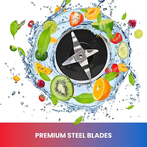 Miniatura 6 de Total Chef Miracle - Batidora eléctrica para batidos, trituración de hielo y función de pulso, licuadora de bala resistente, electrodomésticos
