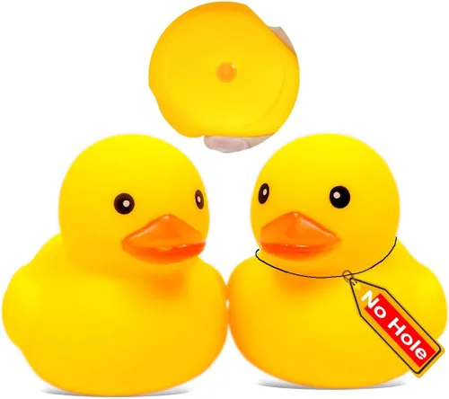 Miniatura 14 de 5 piezas de goma para bañera de Kalafona de 2 pulgadas, impermeable, sin "Bebe", sin agujero, divertido juguete de baño para piscina, sin agujero