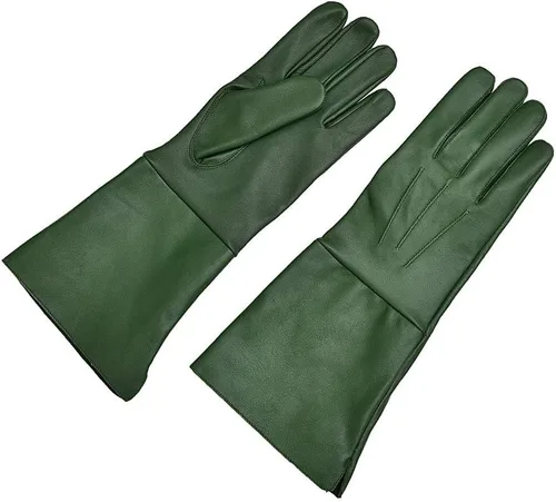 Miniatura 2 de Guantes medievales de piel para cosplay