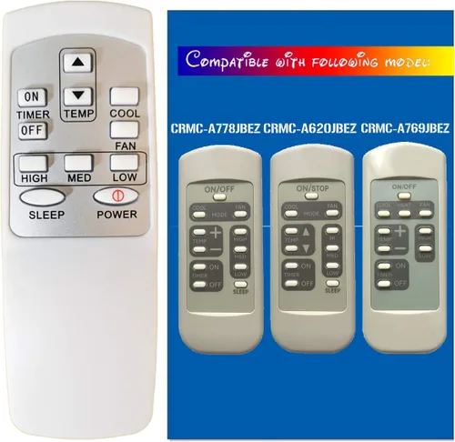 Reemplazo para control remoto de aire acondicionado de ventana GE (HA-G-01)