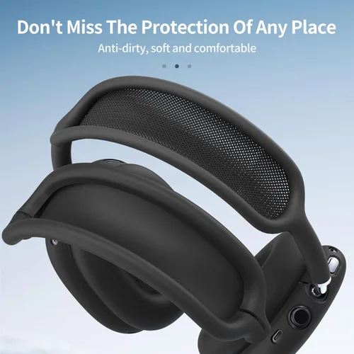 Miniatura 5 de Fintie Funda de silicona 3 en 1 para AirPods Max 2 (2026) y AirPods Max 1 (2020/2024) para auriculares, almohadillas antiarañazos, almohadillas