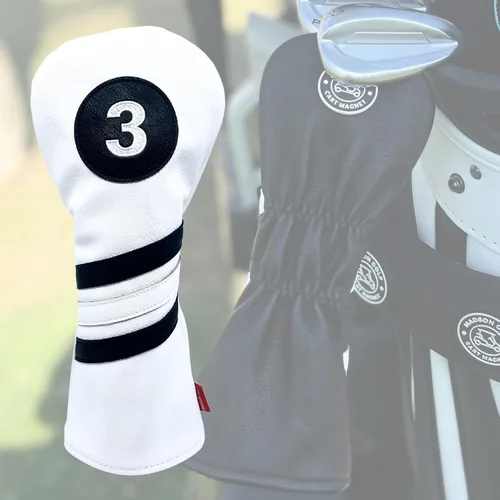 Miniatura 10 de Madson Golf Fundas magnéticas para carrito: fundas elegantes y protectoras para palos de golf, con imán de goma para posicionamiento seguro y acceso