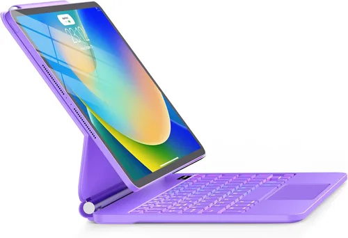 Miniatura 9 de Funda con teclado magnético mágico para iPad de 9ª generación con teclado para iPad 10.2 de 9ª/8ª/7ª generación y Air 3, Pro 10.5, trackpad