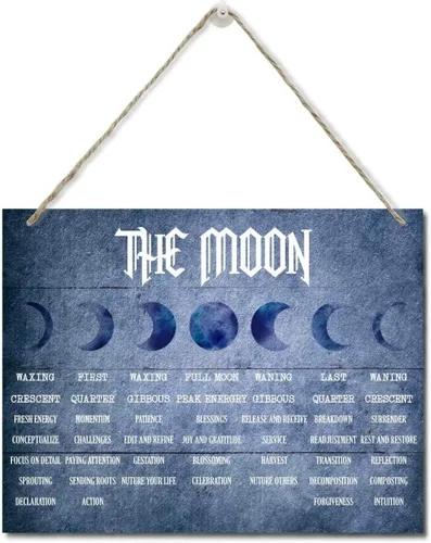 Miniatura 17 de Placa de madera impresa con versículo bíblico, letrero de pared para el hogar, siempre reza para tener ojos, cita de las Escrituras, placa colgante