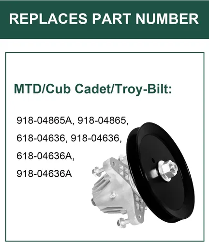 Miniatura 5 de 46 pulgadas de la cortadora de césped de cubierta de montaje sustituye a Cub Cadet MTD 918-04865 918-04865A 618-04636 618-04636A 618-04865A 285-847