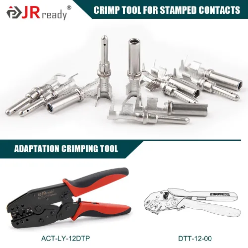 Miniatura 5 de JRready Deutsch - Kit de terminales de conector DTP tamaño 12, clavijas macho 1060-12-0166/enchufes hembra 1062-12-0166 contactos estilo barril