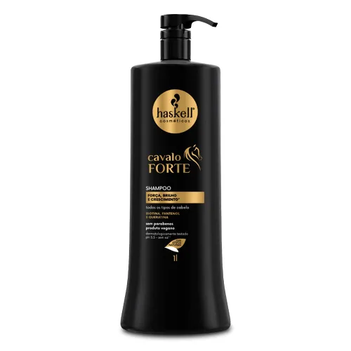 Miniatura 2 de Haskell Kit Cavalo Forte Champú + Acondicionador + Máscara + Sin enjuague + Suero
