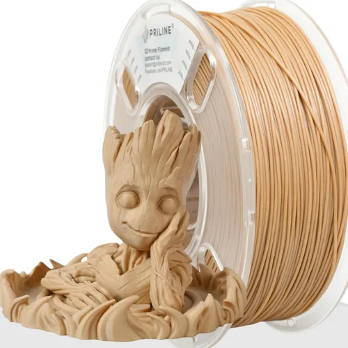 Miniatura 8 de Filamento de impresora 3D de PLA de 1.75mm, PRILINE - Filamento de impresora 3D de PLA, carrete de 1 kg (2.2 libras) Filamento de impresión 3D