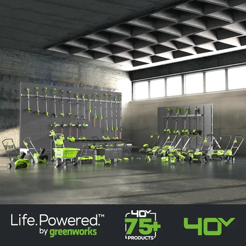 Miniatura 15 de Greenworks Soplador axial de hojas sin escobillas de 40 V (130 MPH / 550 CFM), ultra potente para hojas húmedas, residuos pesados, grava y nieve
