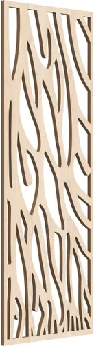 Miniatura 171 de 9 3/8"W x 24 3/8"H x 1/4"T Bristol Decorativos Paneles de Pared de Madera Calado, Cereza