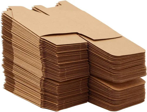 Miniatura 5 de Juvale Caja de Propuesta para Dama de Honor - Paquete de 100, Marrón, 3 x 3 x 3 Pulgadas - Mini Cajas de Regalo con Tapa para Galletas y Caramelos