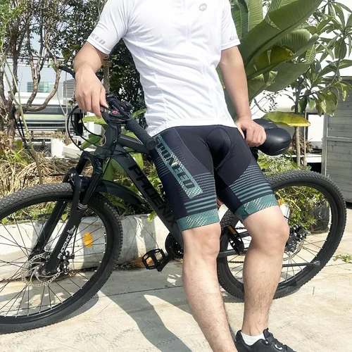 Miniatura 2 de sponeed Pantalones cortos de ciclismo acolchados para hombre, pantalones de montar en bicicleta, ropa de ciclismo, ropa de bicicleta, mallas