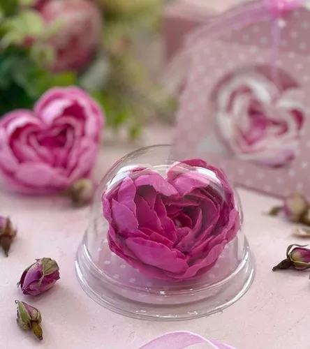 Miniatura 7 de 2 paquetes de moldes para velas en forma de corazón, moldes de silicona en forma de corazón y rosa para velas, moldes para velas de rosa