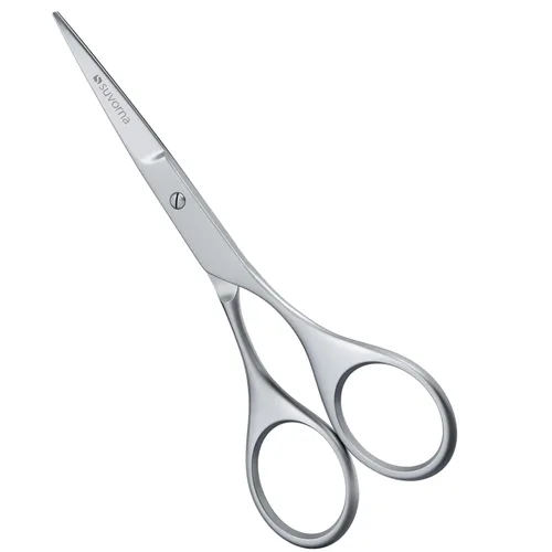 Miniatura 11 de Suvorna Tijeras de barba y bigote para hombres Tijeras pequeñas de 5 pulgadas para aseo, recortar, cortar y dar forma al vello facial Tijeras