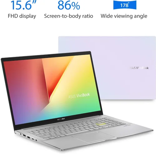 Miniatura 2 de ASUS VivoBook S15 S533 - Portátil delgado y ligero, pantalla FHD de 15.6 pulgadas, CPU Intel Core i7-1165G7, RAM DDR4 de 16 GB, SSD PCIe de 512 GB