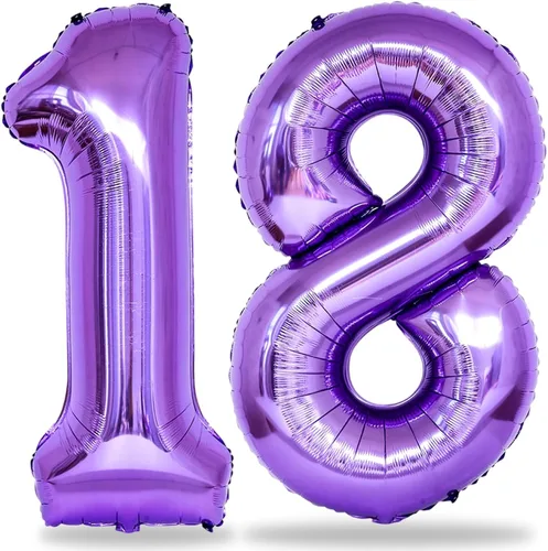 Miniatura 96 de Globos de oro rosa para cumpleaños número 16 para niñas, 40 pulgadas de gran tamaño, globos de lámina de mylar con el número 1 y 6, autoinflables