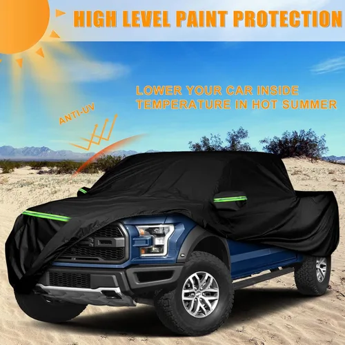 Miniatura 7 de Fundas impermeables para automóvil de repuesto para Ford Bronco 2021-2024 de 4 puertas, 6 capas para todo tipo de clima, cubierta de automóvil