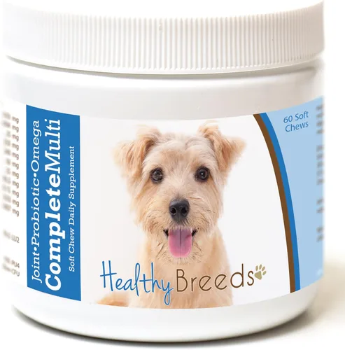 Miniatura 248 de Healthy Breeds Pug todo en uno multivitamínico suave masticable 60